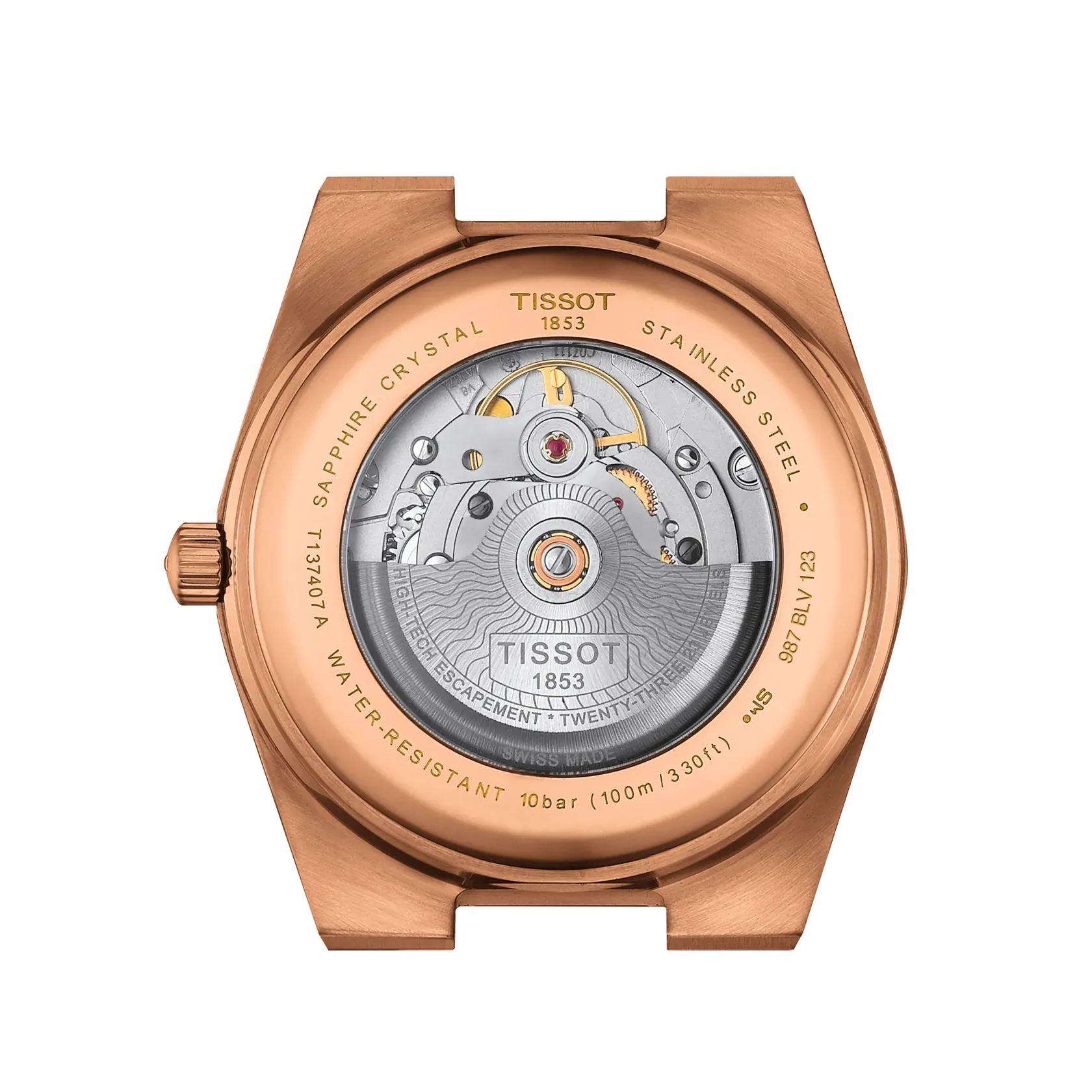TISSOT PRX POWERMATIC 80 ROSE GOLD PVD 40mm