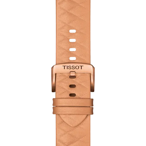 TISSOT T-TOUCH CONNECT SOLAR TITANIUM RG PVD ORANGE ON RG LEATHER