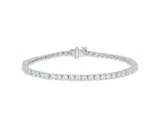 Touch of Gold 14K White Gold 3.10ct Tennis Bracelet