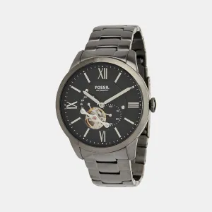 Townsman Men Automatic Black Dial Multi-Function Stainless Steel Watch ME3172
