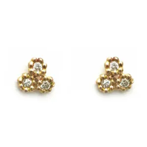 Trio Bloom earrings