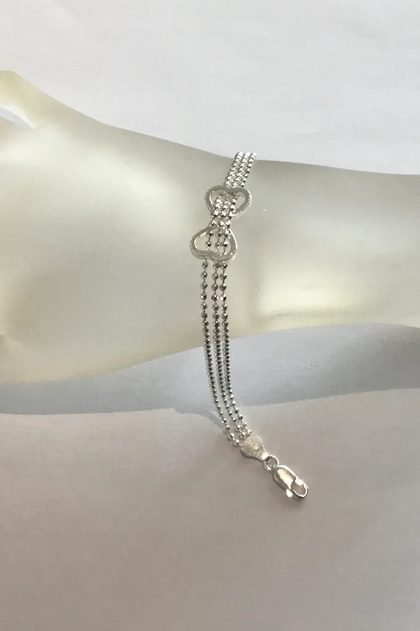 Triple Sterling Bracelet