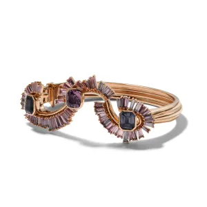 Triple Stone Fray Cuff - Spinel