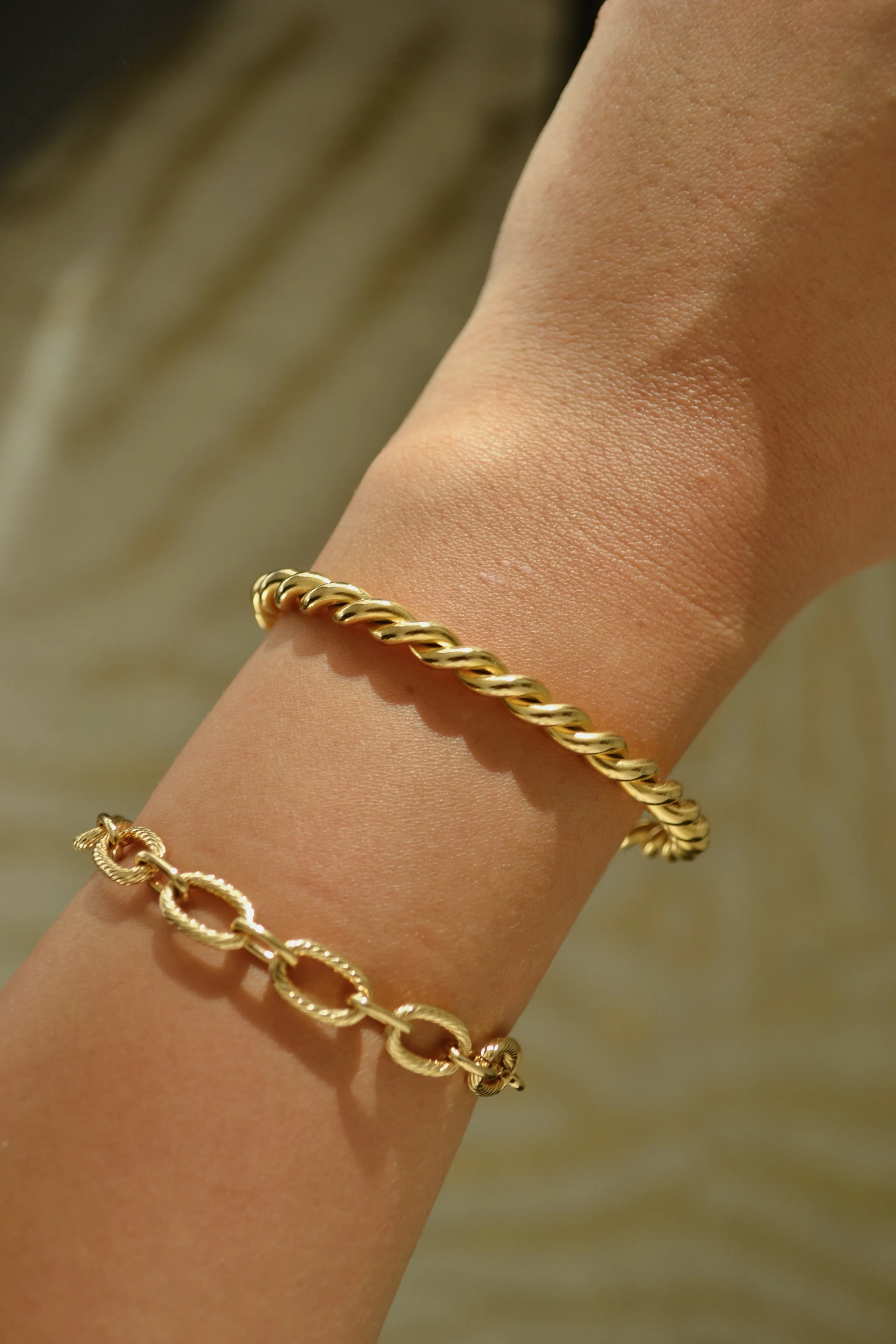 Twisted Cuff Bangle