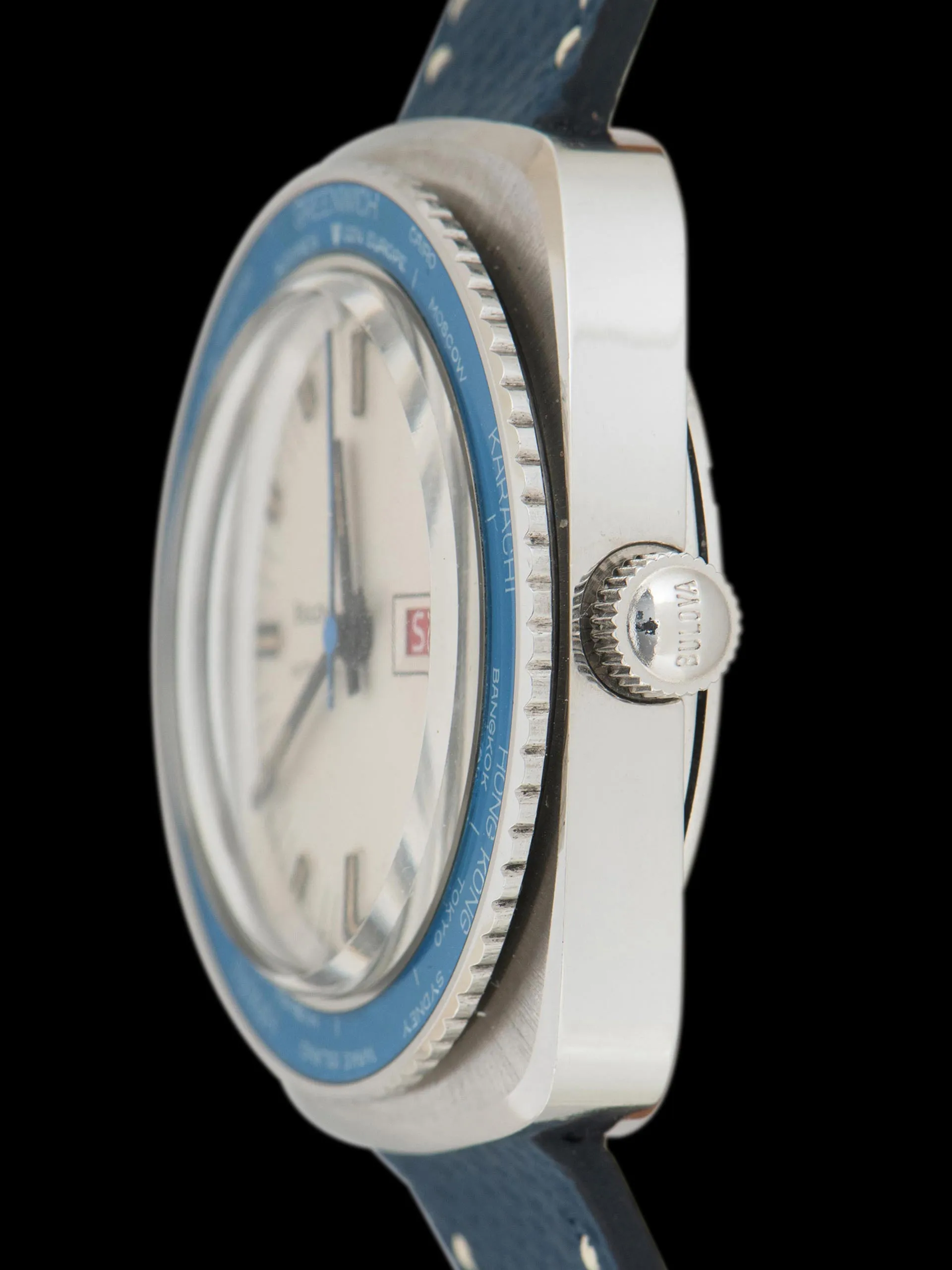 *Unpolished* 1969 Bulova SkyStar World Time (Ref. 761) White Dial