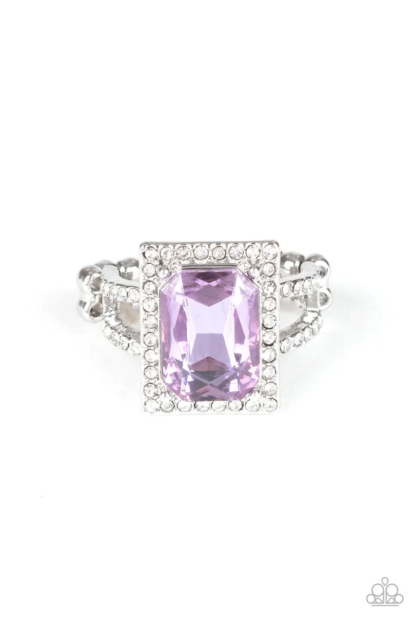 Utmost Prestige Purple Paparazzi Ring