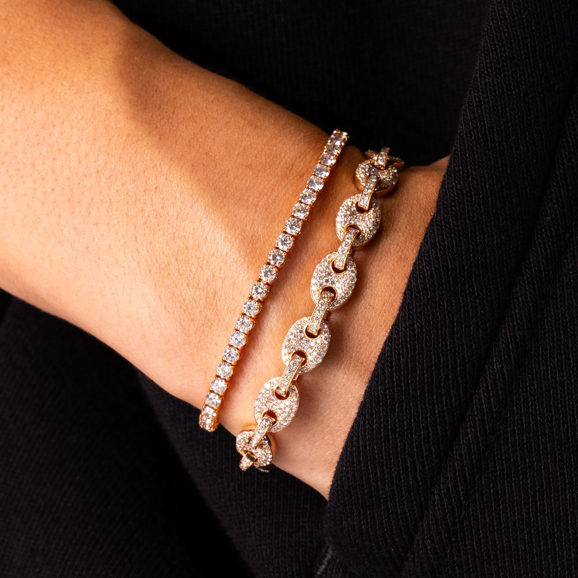 Vincent Diamond Tennis Bracelet (8-Point)