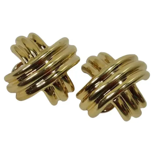 Vintage 18K Gold Tiffanys Earrings