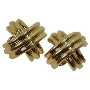 Vintage 18K Gold Tiffanys Earrings