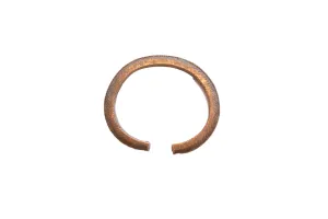 Vintage African Ridged Cuff Bracelet