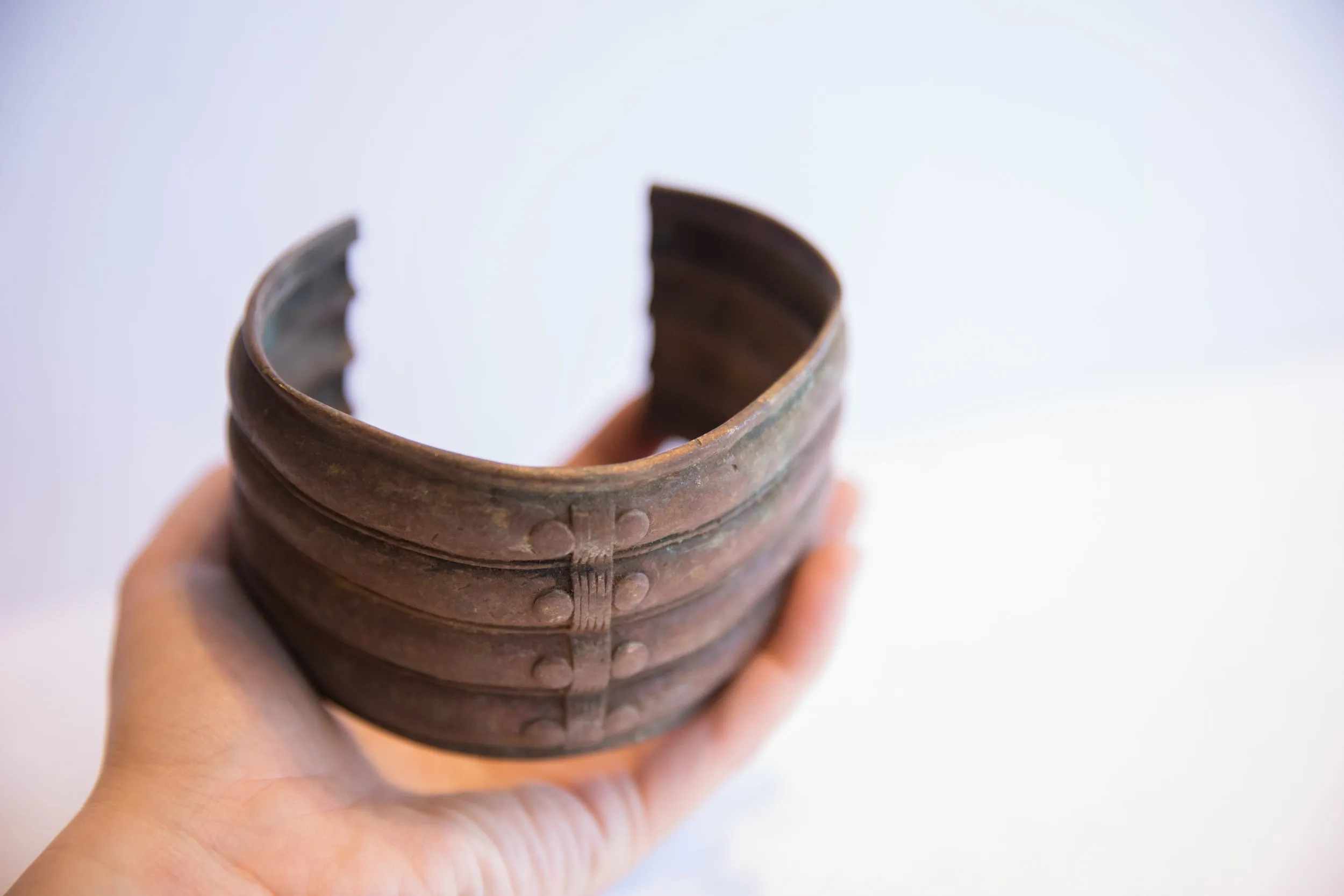 Vintage African Wide Cuff Bracelet