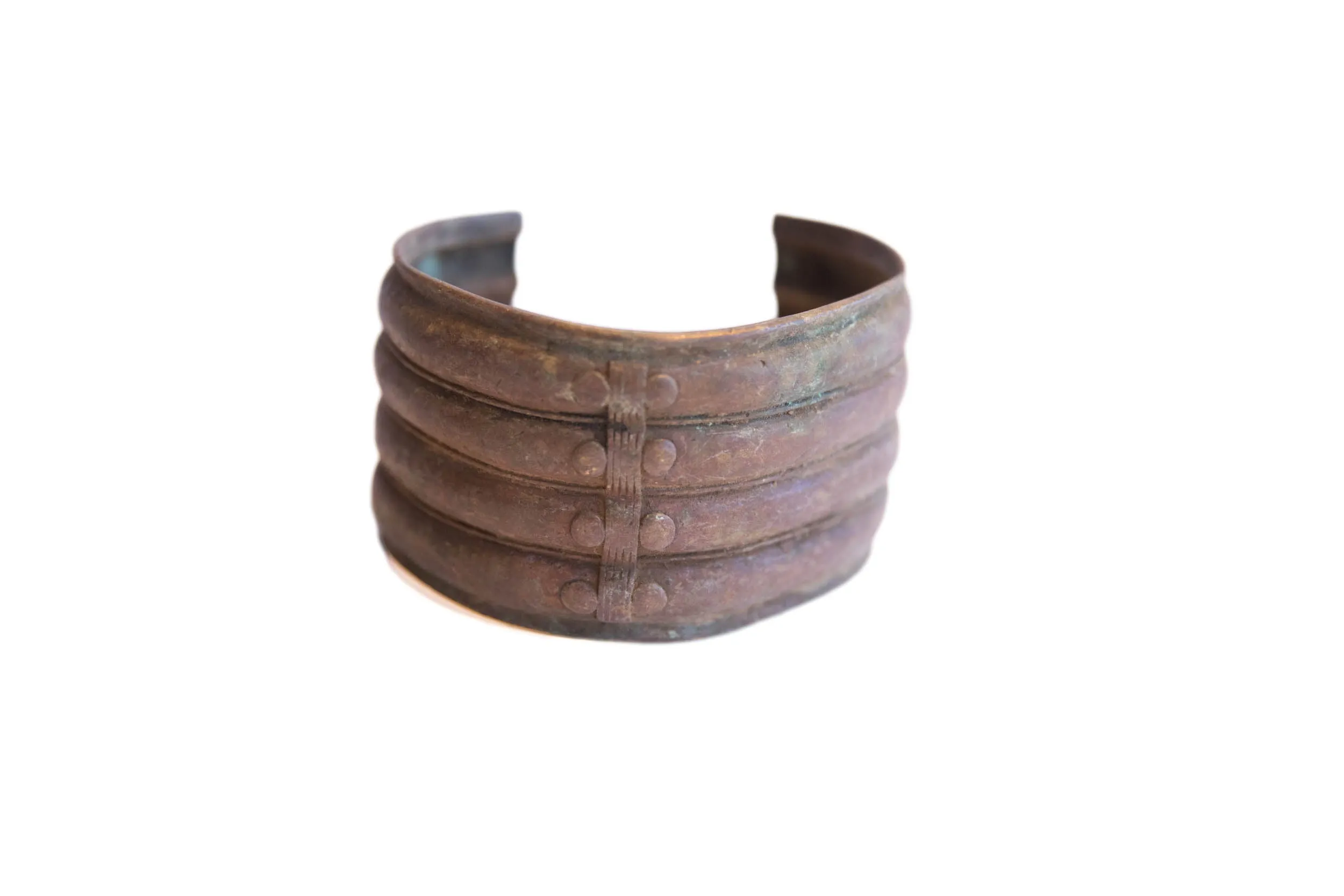Vintage African Wide Cuff Bracelet