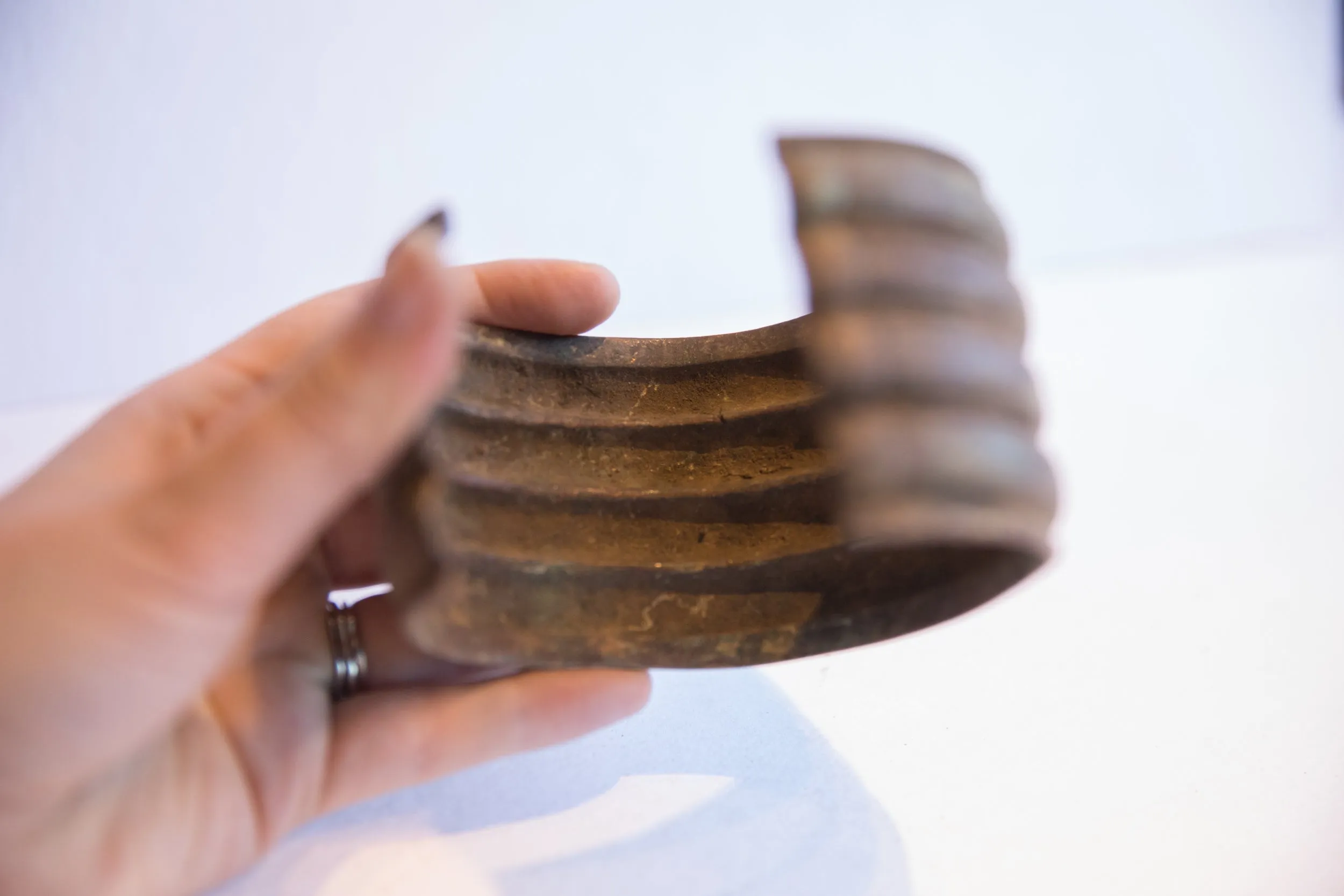 Vintage African Wide Cuff Bracelet