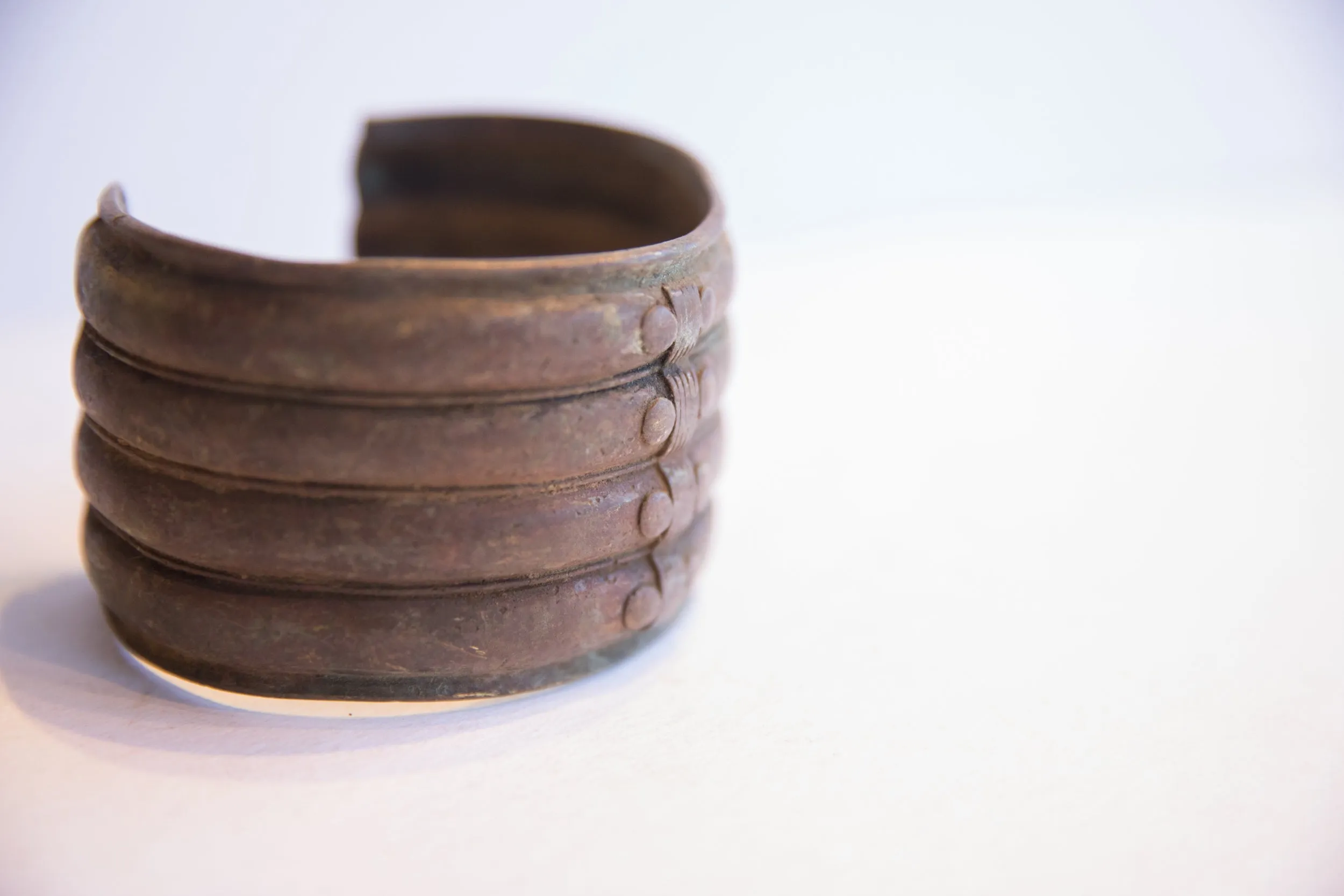 Vintage African Wide Cuff Bracelet