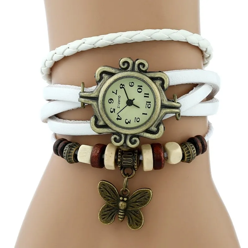 Vintage Watches With Butterfly Pendants