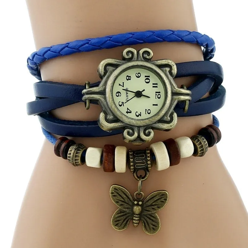 Vintage Watches With Butterfly Pendants