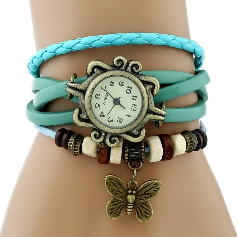 Vintage Watches With Butterfly Pendants
