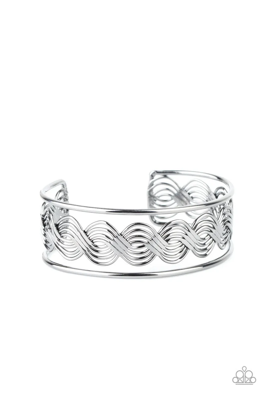 WEAVE an Impression Black Paparazzi Bracelet
