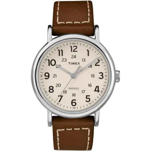 Weekender 2-Piece Leather Strap Watch - Cream