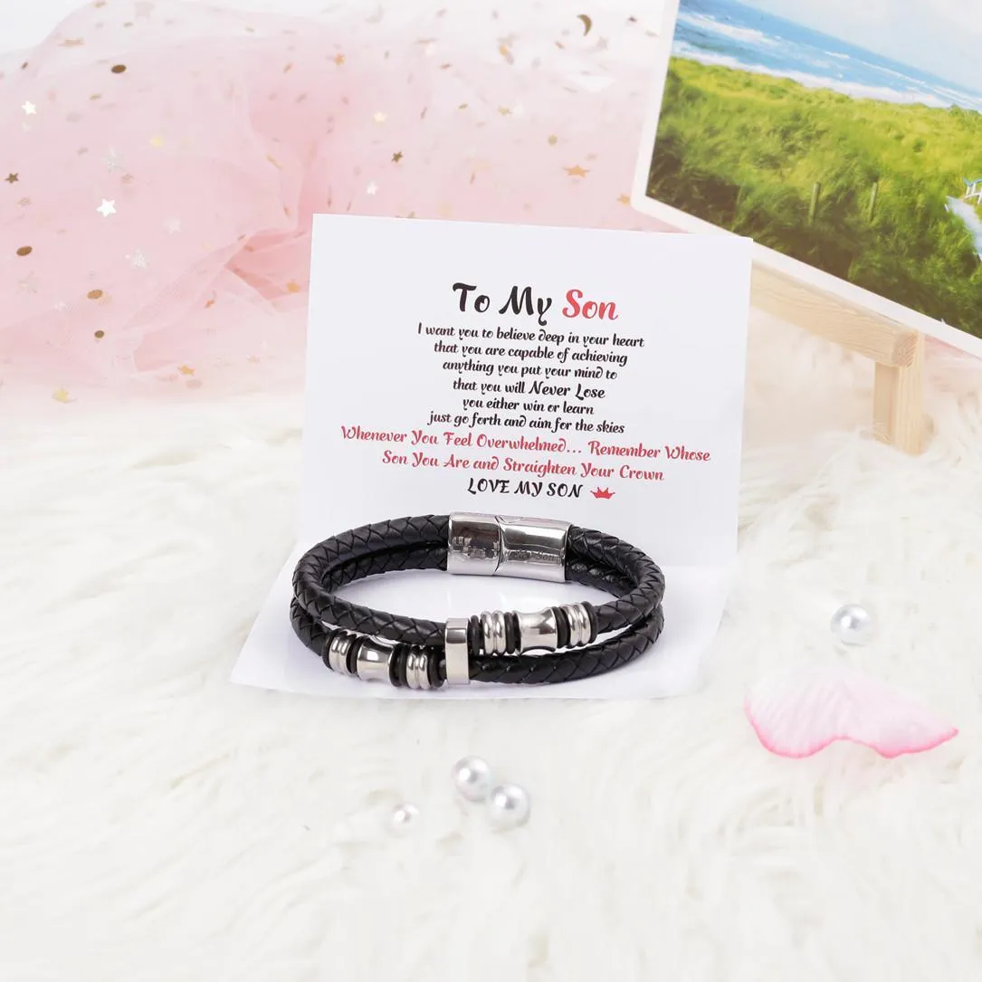Whenever You Feel Overwhelmed... Remember Whose... You Are And Straighten Your Crown - Bracelet And Men's Bracelets