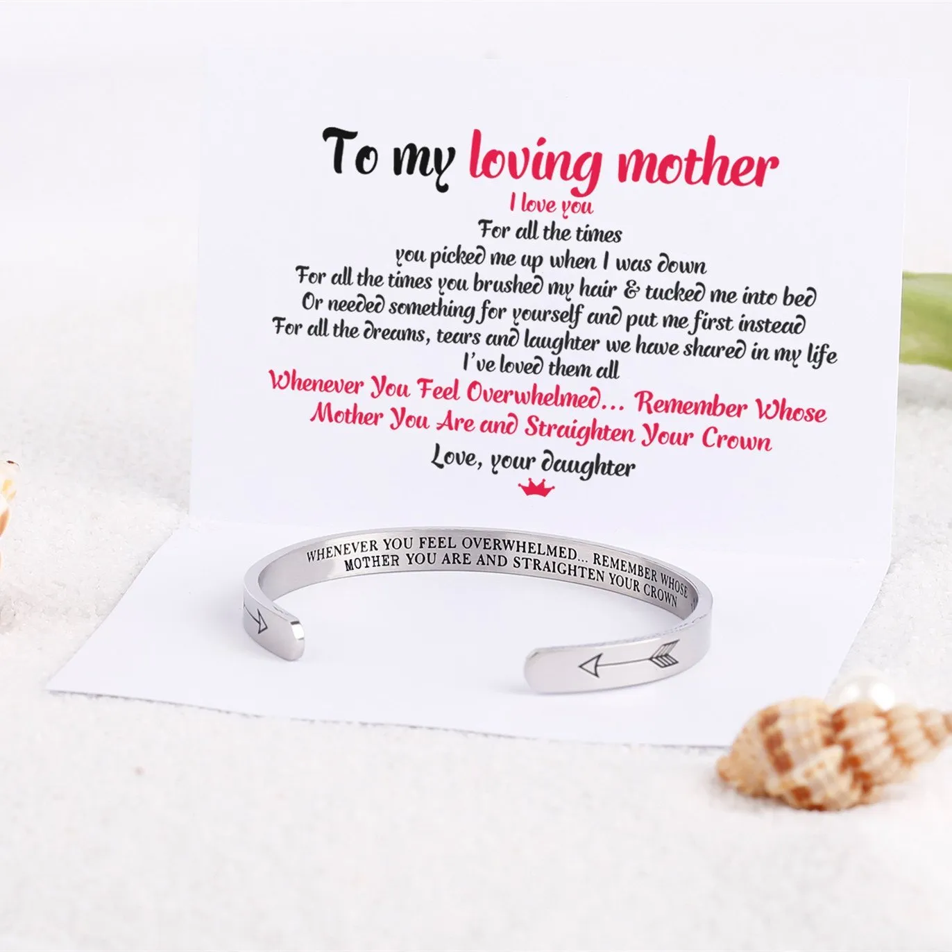 Whenever You Feel Overwhelmed... Remember Whose... You Are And Straighten Your Crown - Bracelet And Men's Bracelets