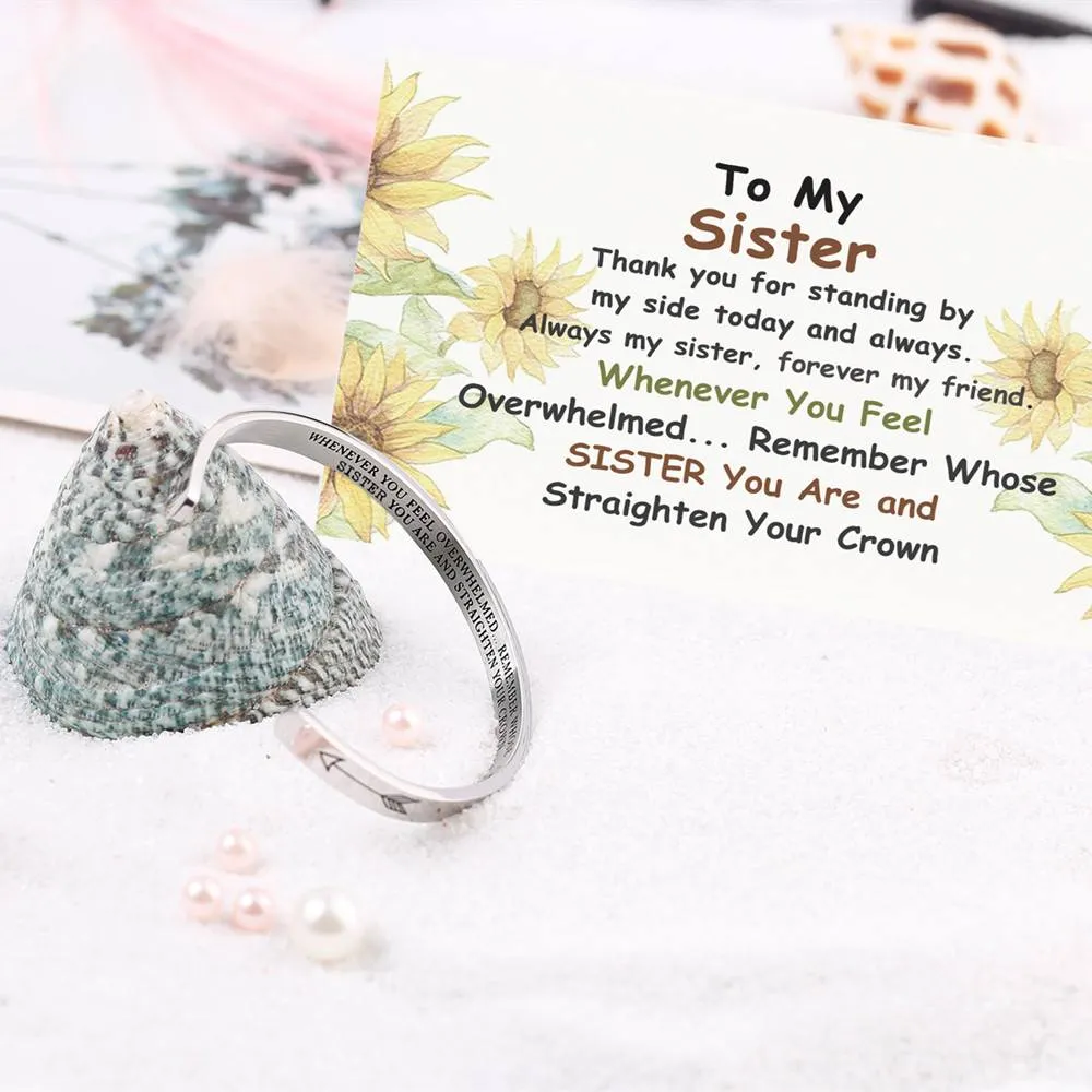 Whenever You Feel Overwhelmed... Remember Whose... You Are And Straighten Your Crown - Bracelet And Men's Bracelets