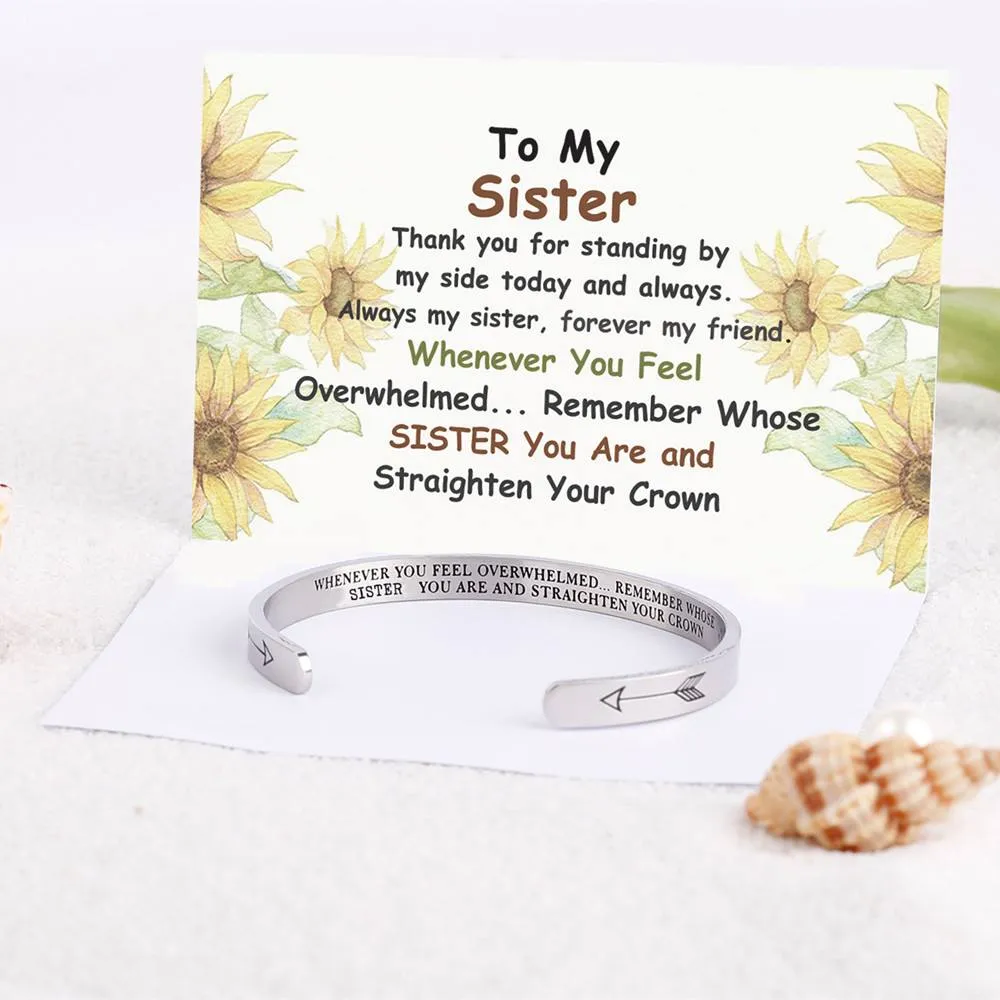 Whenever You Feel Overwhelmed... Remember Whose... You Are And Straighten Your Crown - Bracelet And Men's Bracelets