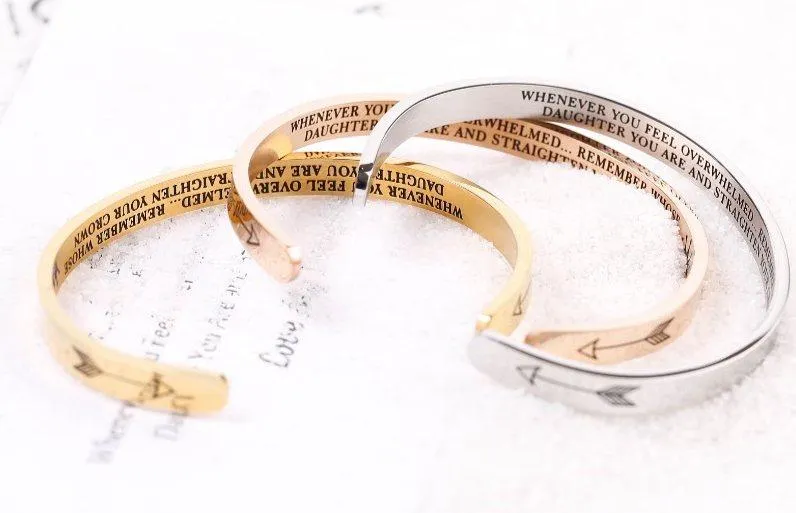 Whenever You Feel Overwhelmed... Remember Whose... You Are And Straighten Your Crown - Bracelet And Men's Bracelets