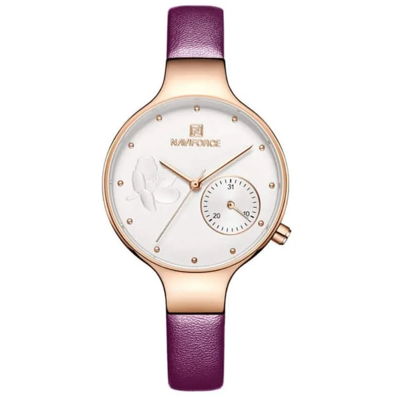 Women's Flower Dial Quartz Watches