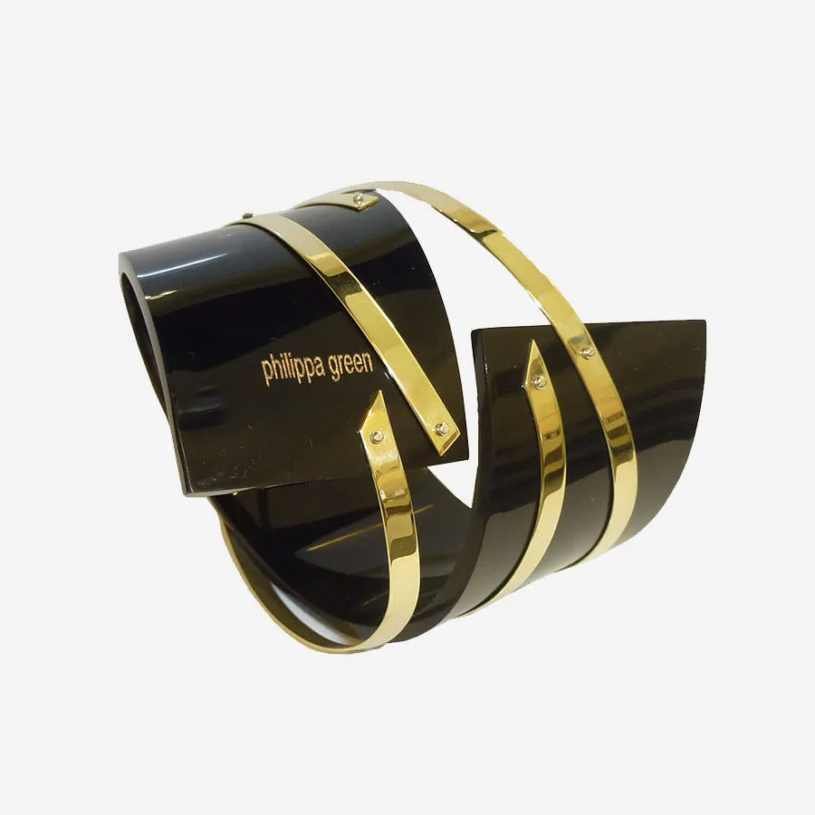 Wrapped Swimming Serpent Cuff