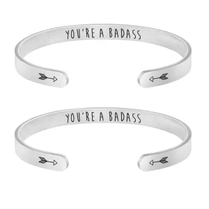 You're a Badass Set of 2 Bracelets